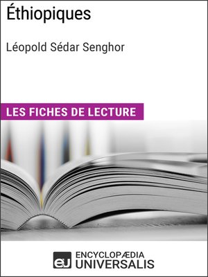 cover image of Éthiopiques de Léopold Sédar Senghor
